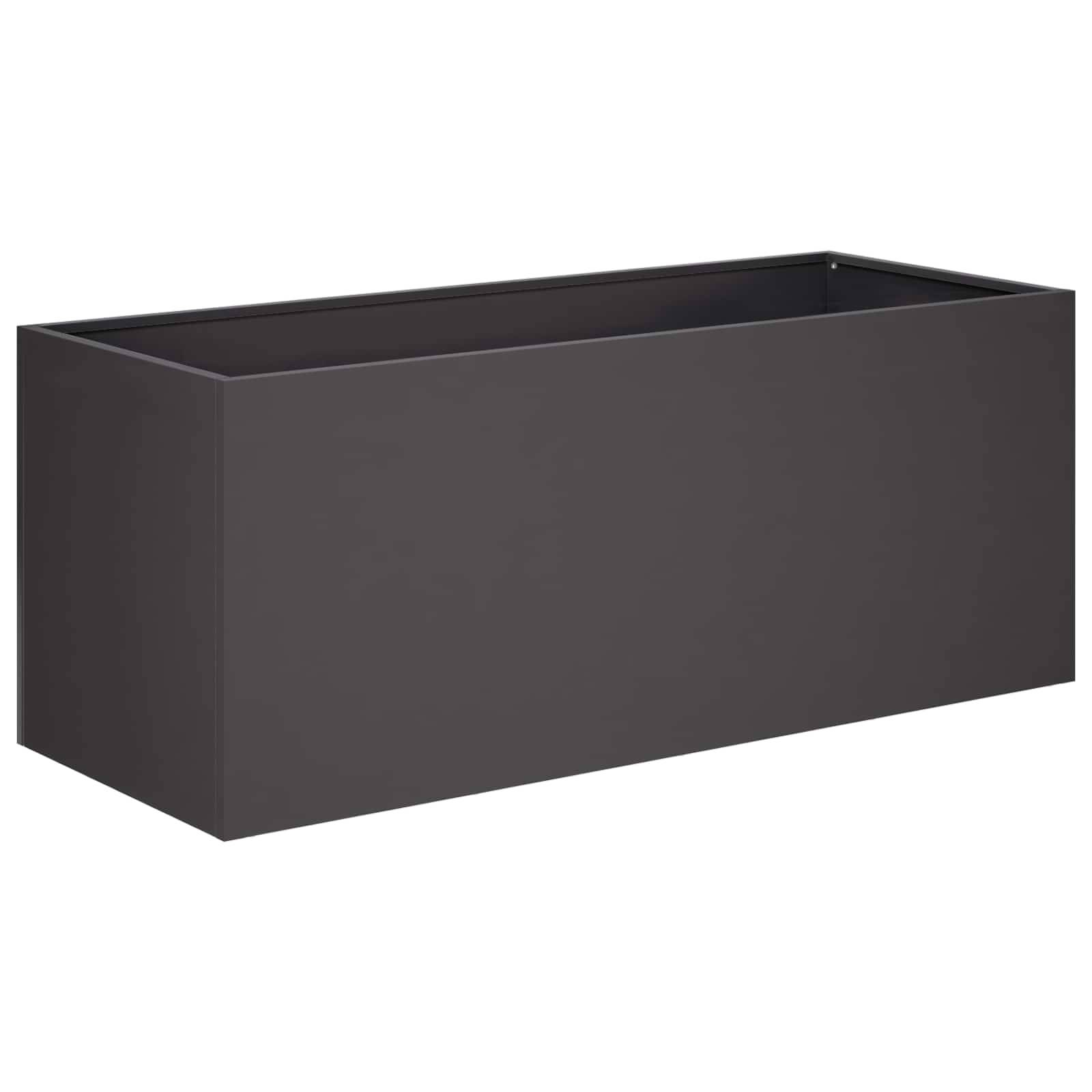 Vidaxl - Cache-pot de jardin 2 pc Noir 80 x 40 x 40 cm vidaXL 8005233 - Image 4