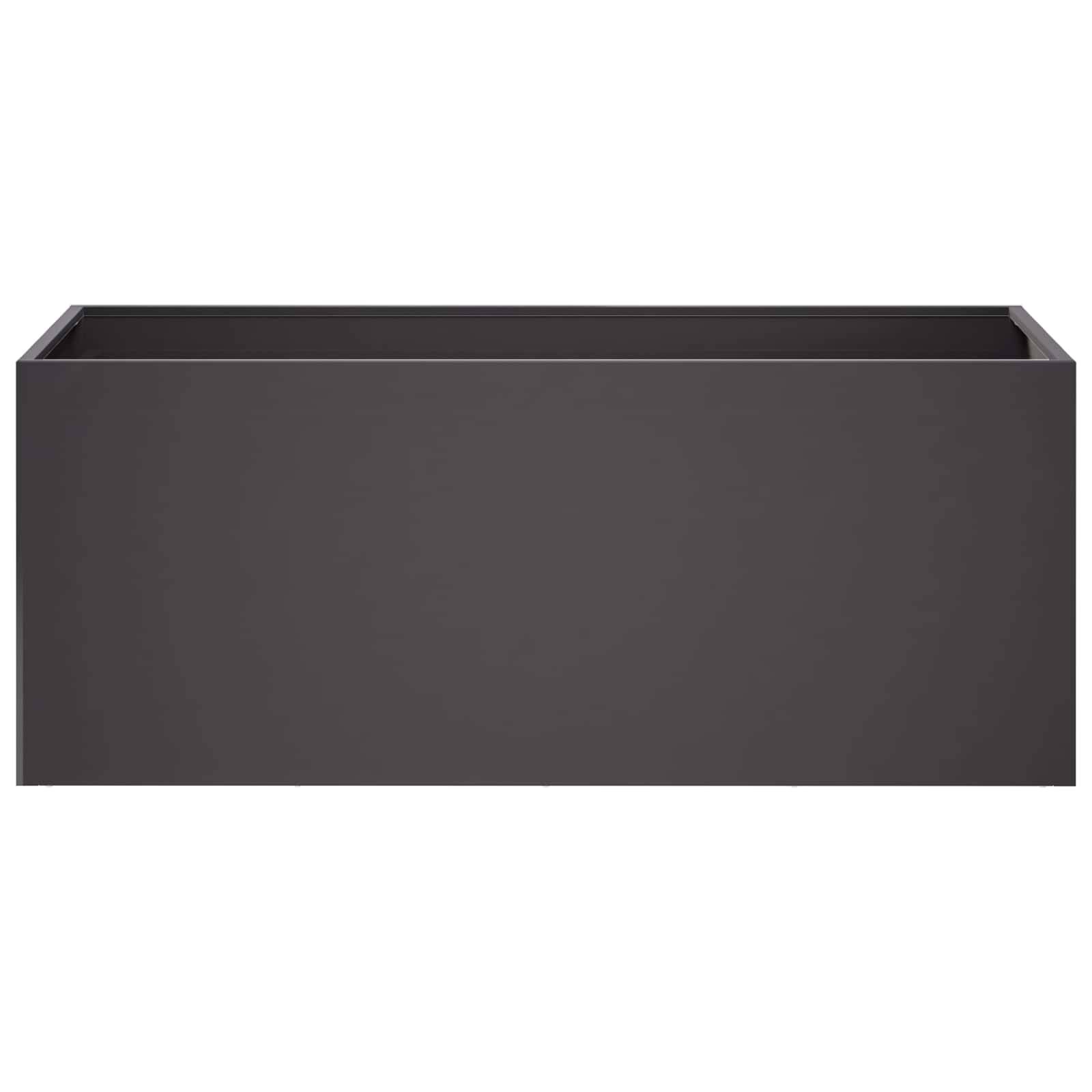 Vidaxl - Cache-pot de jardin 2 pc Noir 80 x 40 x 40 cm vidaXL 8005233 - Image 5