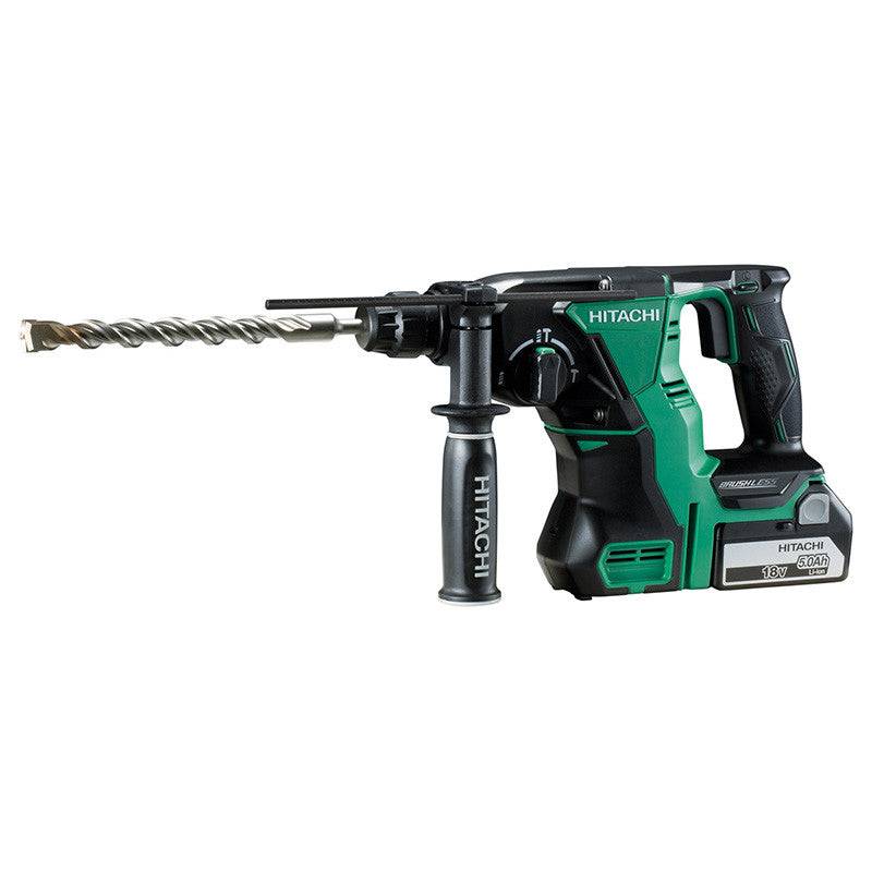 Pack 4 outils perforateur - perceuse - meuleuse & visseuse HIKOKI KC18DEWHZ + 3 x 5,0Ah & chargeur + sac de transport Hikoki - Image 4