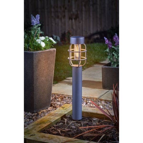 Lot de 2 Balises solaires - SMART365 - Anglia - Blanc chaud - Gris - Image 3