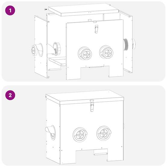 Mangeoire Poule Galvanisée Durable Extérieur 20kg Argent - ComfortXL Outdoor Living - Image 8