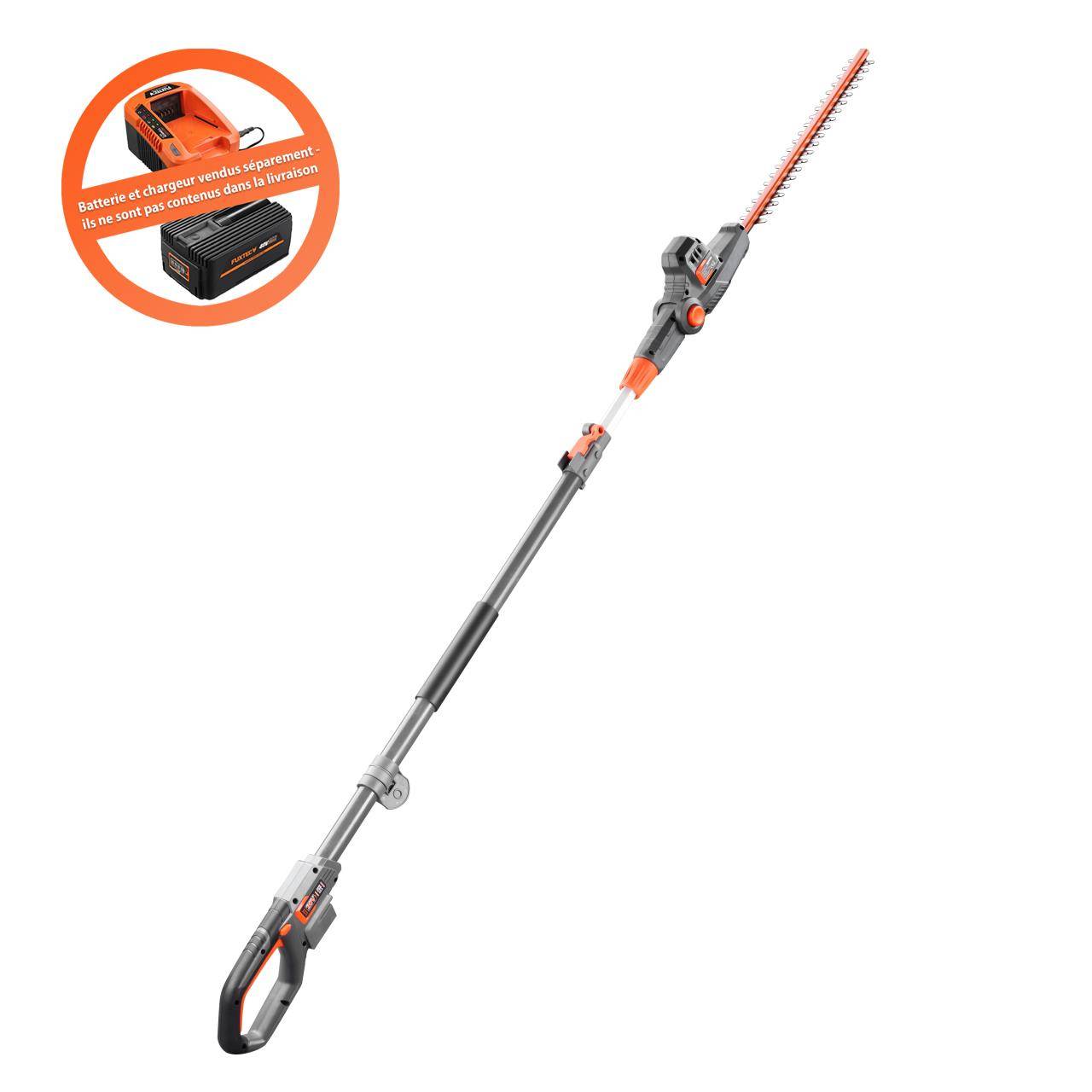 FUXTEC - Taille haie telescopique batterie - FUXTEC FX-E1HH20 - 20V lame 25cm - Sans batterie ni chargeur