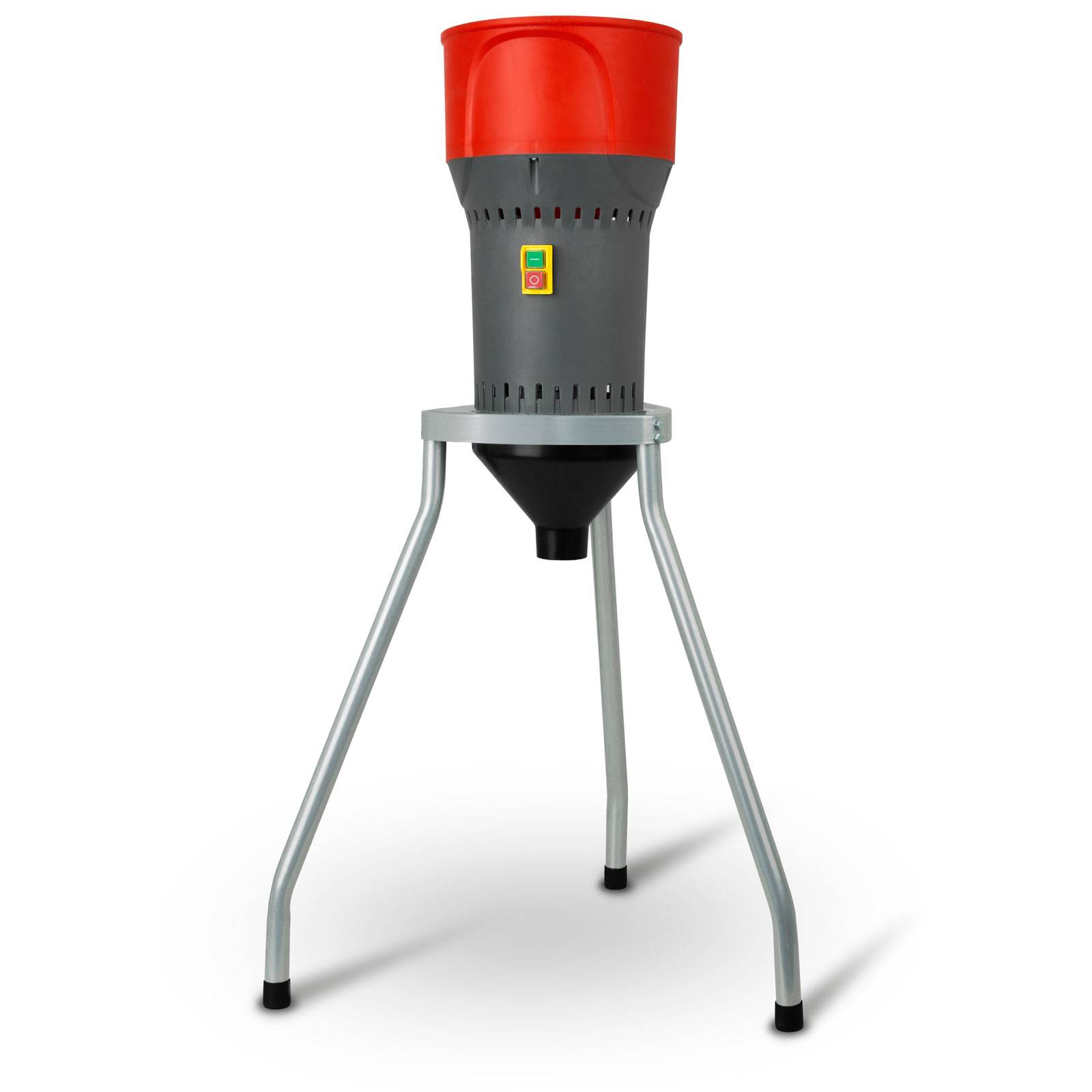 EBERTH - EBERTH Moulin à Céréales Électrique sur Pied, Trémie de Remplissage de 6L, Moteur Électrique de 1000 W, 300kg/h - Image 1