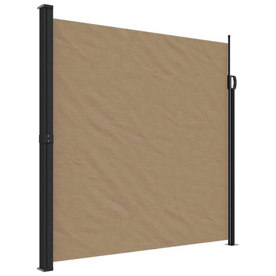 Store Banne - Auvent latéral rétractable taupe 200x600 cm - MEUBLE PRO-JU5014 - Image 1
