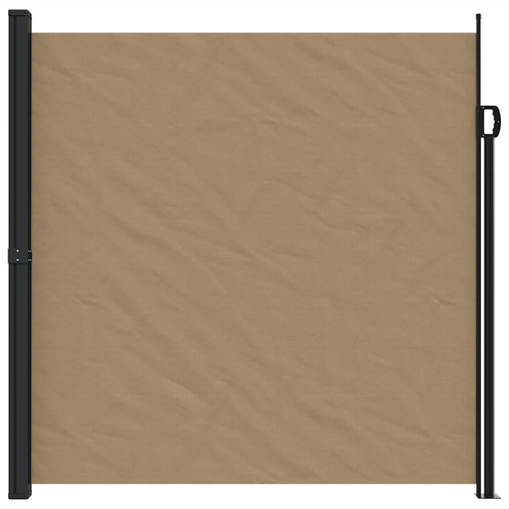Store Banne - Auvent latéral rétractable taupe 200x600 cm - MEUBLE PRO-JU5014 - Image 3