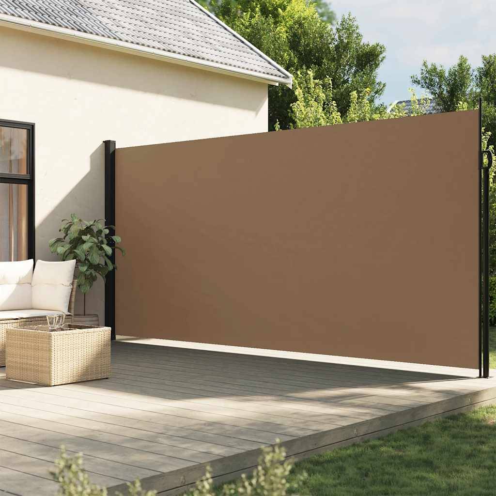 Store Banne - Auvent latéral rétractable taupe 200x600 cm - MEUBLE PRO-JU5014 - Image 2