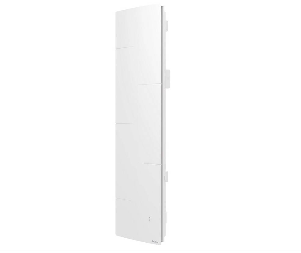 Radiateur électrique à inertie  MALAO AUTO vertical blanc 1500W - connecté SAUTER - Image 2