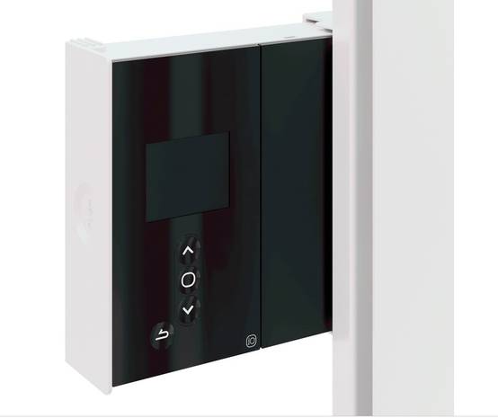 Radiateur électrique à inertie MALAO AUTO vertical blanc 1500W - connecté SAUTER - Image 5