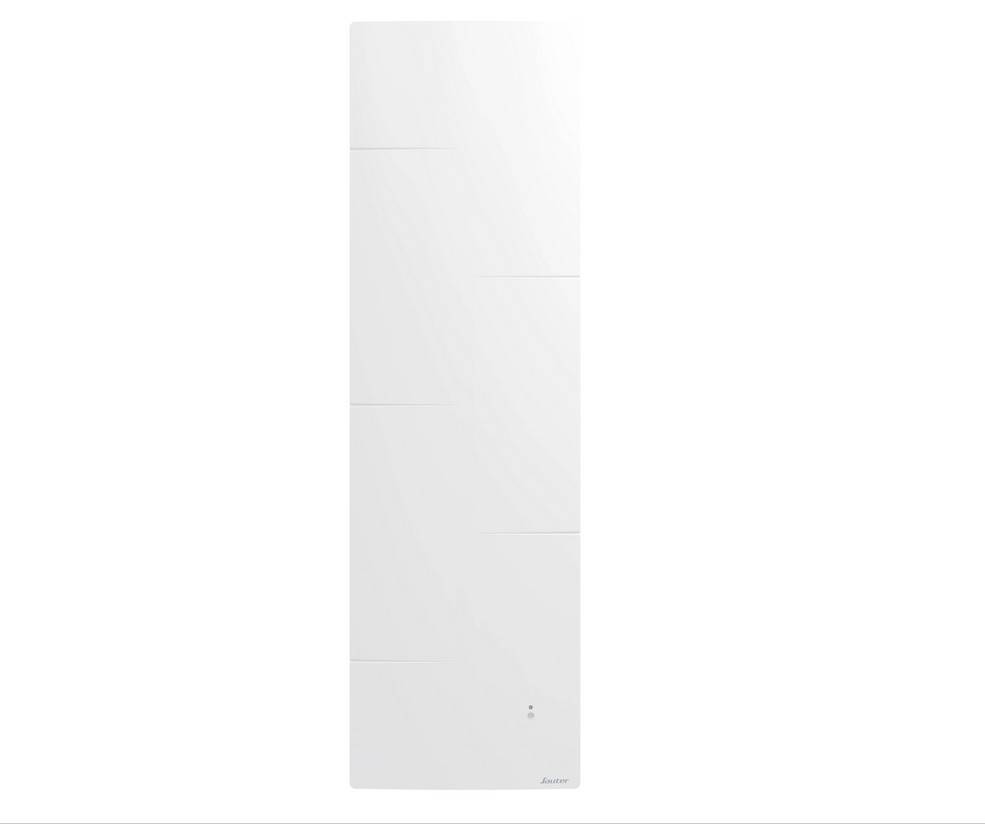 Radiateur électrique à inertie  MALAO AUTO vertical blanc 1500W - connecté SAUTER - Image 1