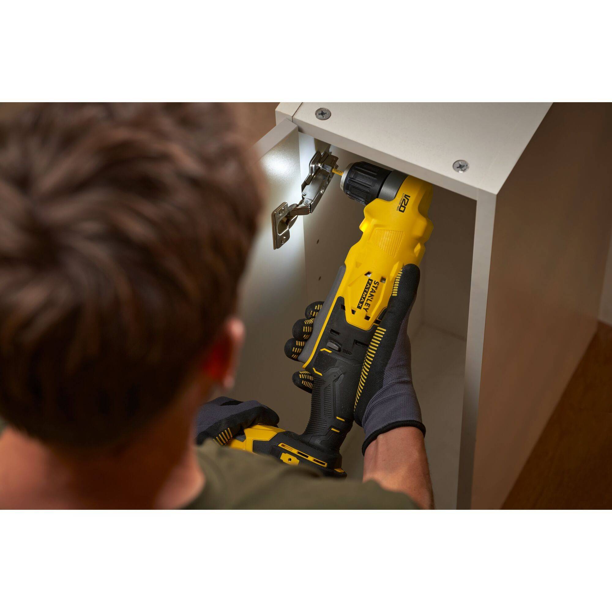 stanley - Perceuse visseuse d'angle 45 Nm V20 18V + 2 batteries 2Ah | SFMCD750D2K-QW - Stanley - Image 4
