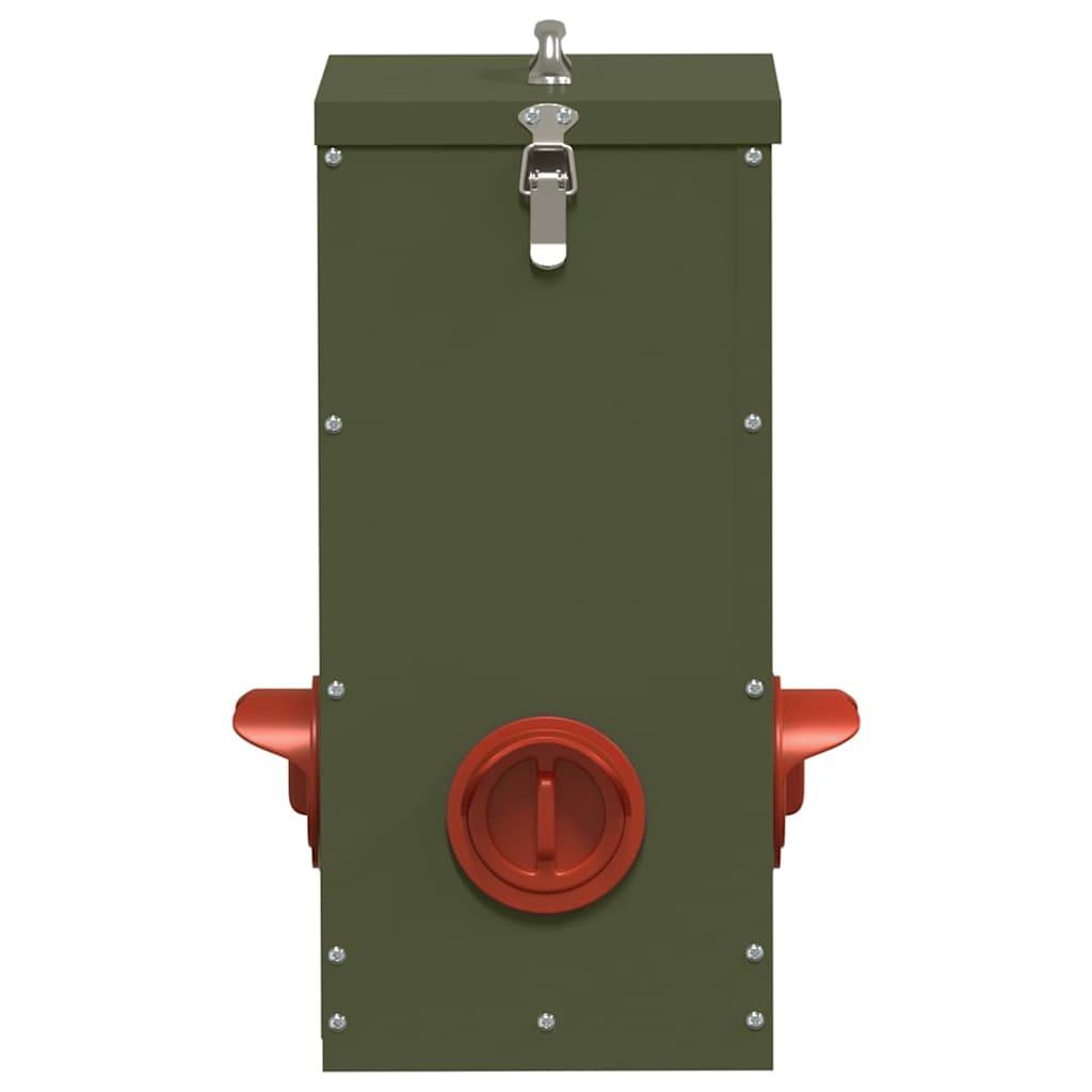 Lot de 2 Grands Distributeurs Métal 25kg Vert Olive - ComfortXL Outdoor Living - Image 9