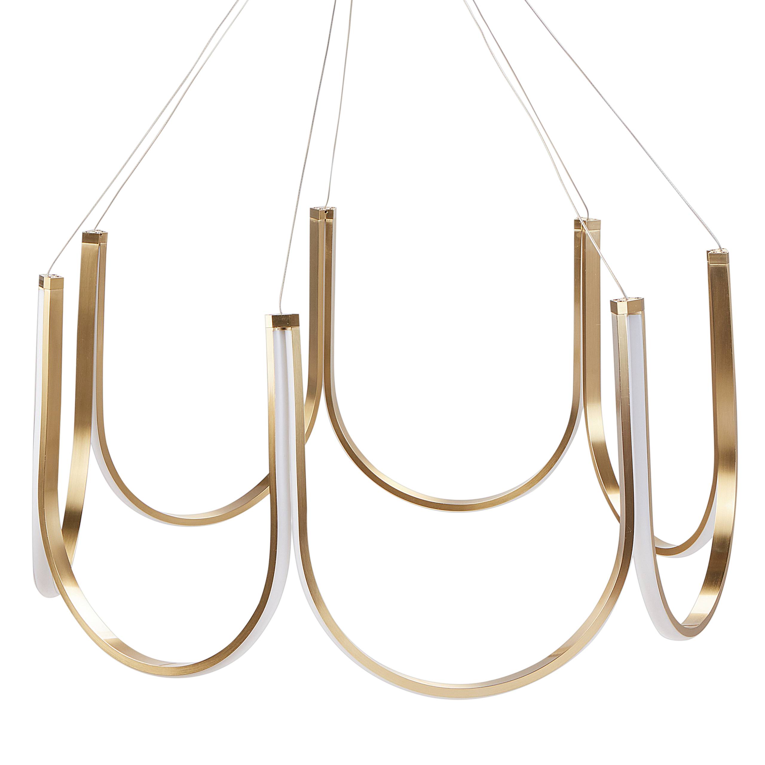 Beliani - Lampe suspension Aluminium Doré PERQUENO - Beliani - Image 2