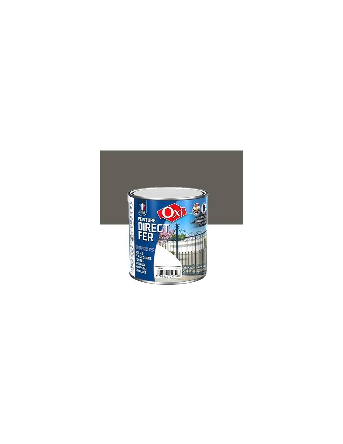 Oxi - Peinture Oxi Direct Fer Gris Carbone Protection Et Décoration Direct Fer - Oxi - Image 2