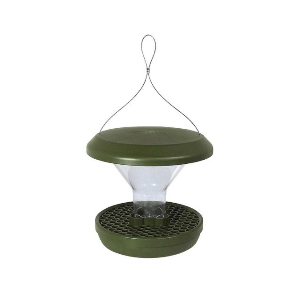 Mangeoire anti-nuisibles SMART BIRDS pour oiseaux verte SWISSINNO - Image 1