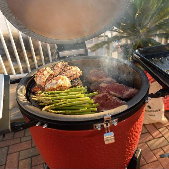Barbecue kamado Classic Joe III sur chariot - Image 3