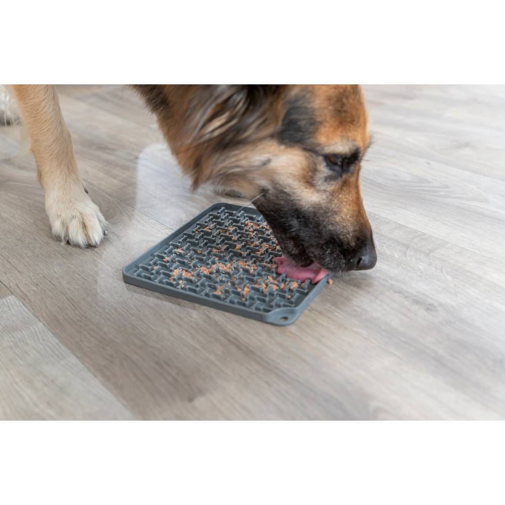 Trixie - Assiette à lécher Lick'n'Snack 20 x 20 cm gris pour chien - Image 4