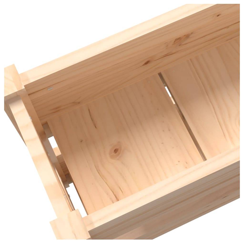Vidaxl - Jardinière 112x25x66 cm Bois massif de pin vidaXL 823927 - Image 4