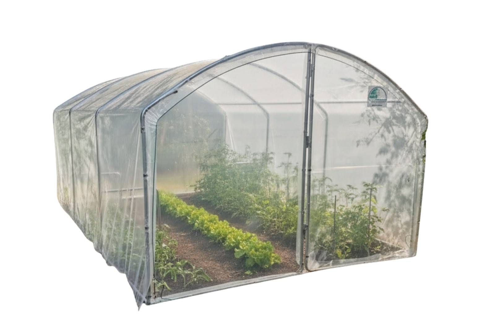 Serre tunnel de jardin - 13,5m² - 3 x 4,5 m - pieds droits - haute résistance à petit prix - LES SERRES TONNEAU - Image 2