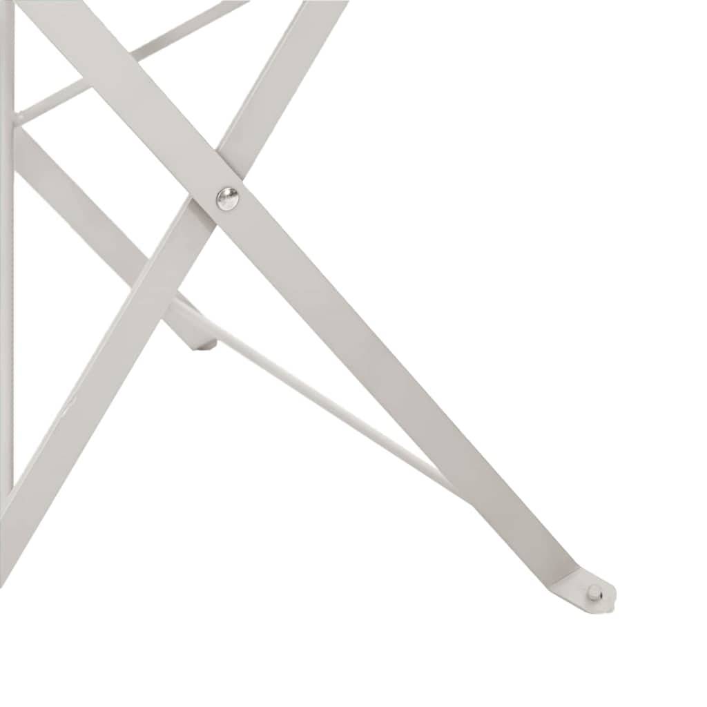 Chaise bois composite 2 places métal beige 42 x 46 x 82 cm - Prolenta premium p360.6 - Image 8