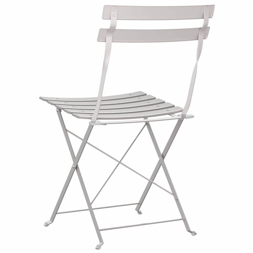Chaise bois composite 2 places métal beige 42 x 46 x 82 cm - Prolenta premium p360.6 - Image 7