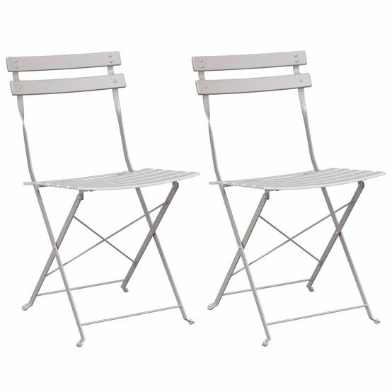Chaise bois composite 2 places métal beige 42 x 46 x 82 cm - Prolenta premium p360.6 - Image 1