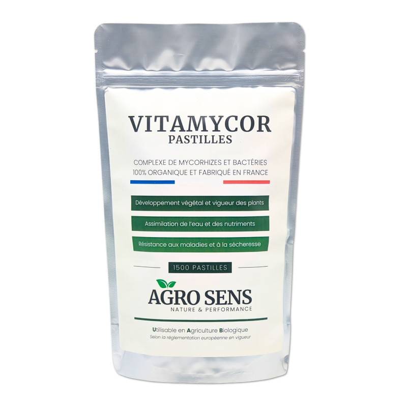 VitaMycor - Mycorhizes et Bactéries en pastilles - Agro Sens - Sachet 1500 Pastilles - Image 1