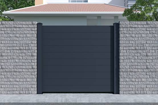 Casanoov Lot de 2 kits de clôture aluminium NIESEN H.170 cm - kits complet 3.8m - Image 1