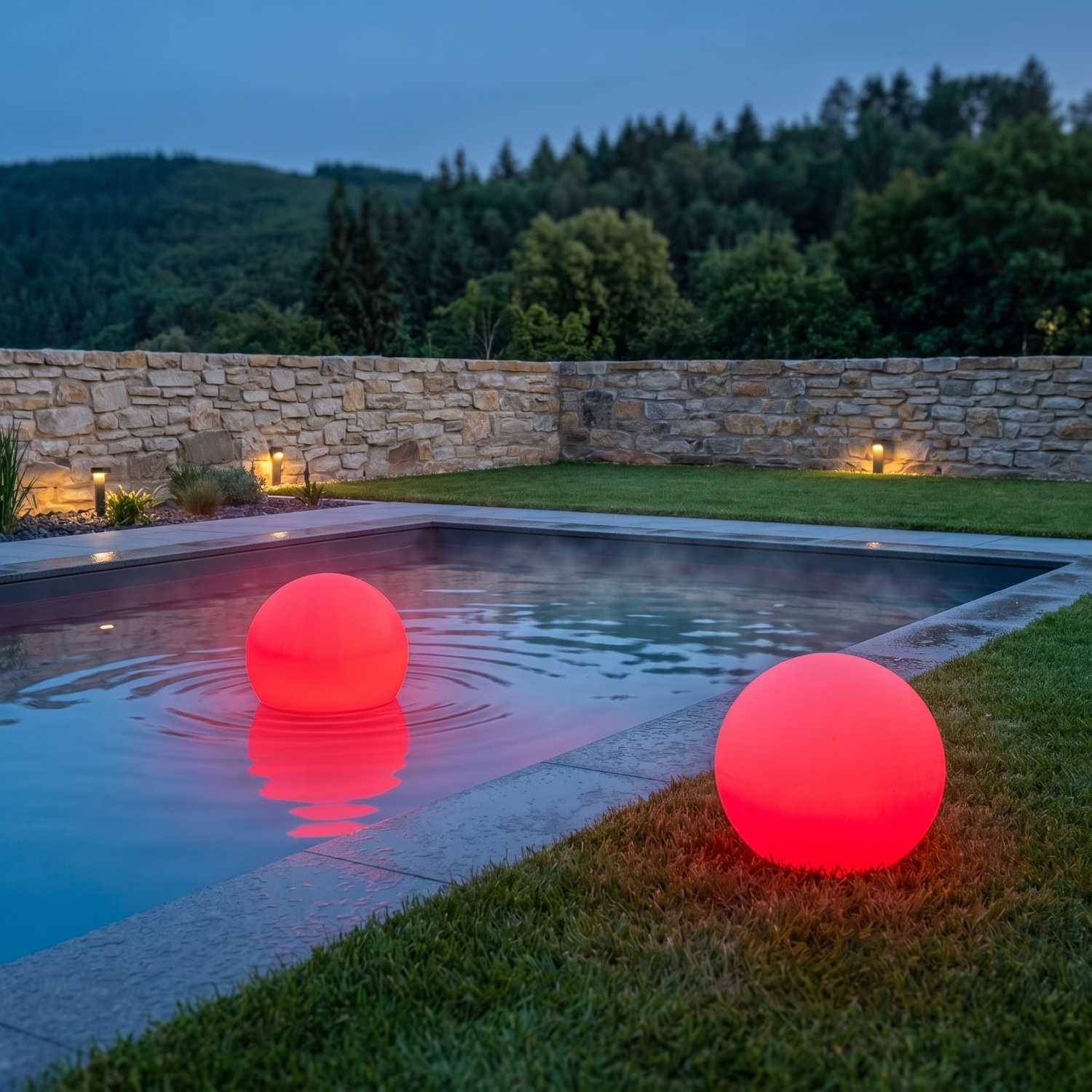 Lumisky - 2 Boules lumineuses solaires SOLSTY D30cm - Image 4