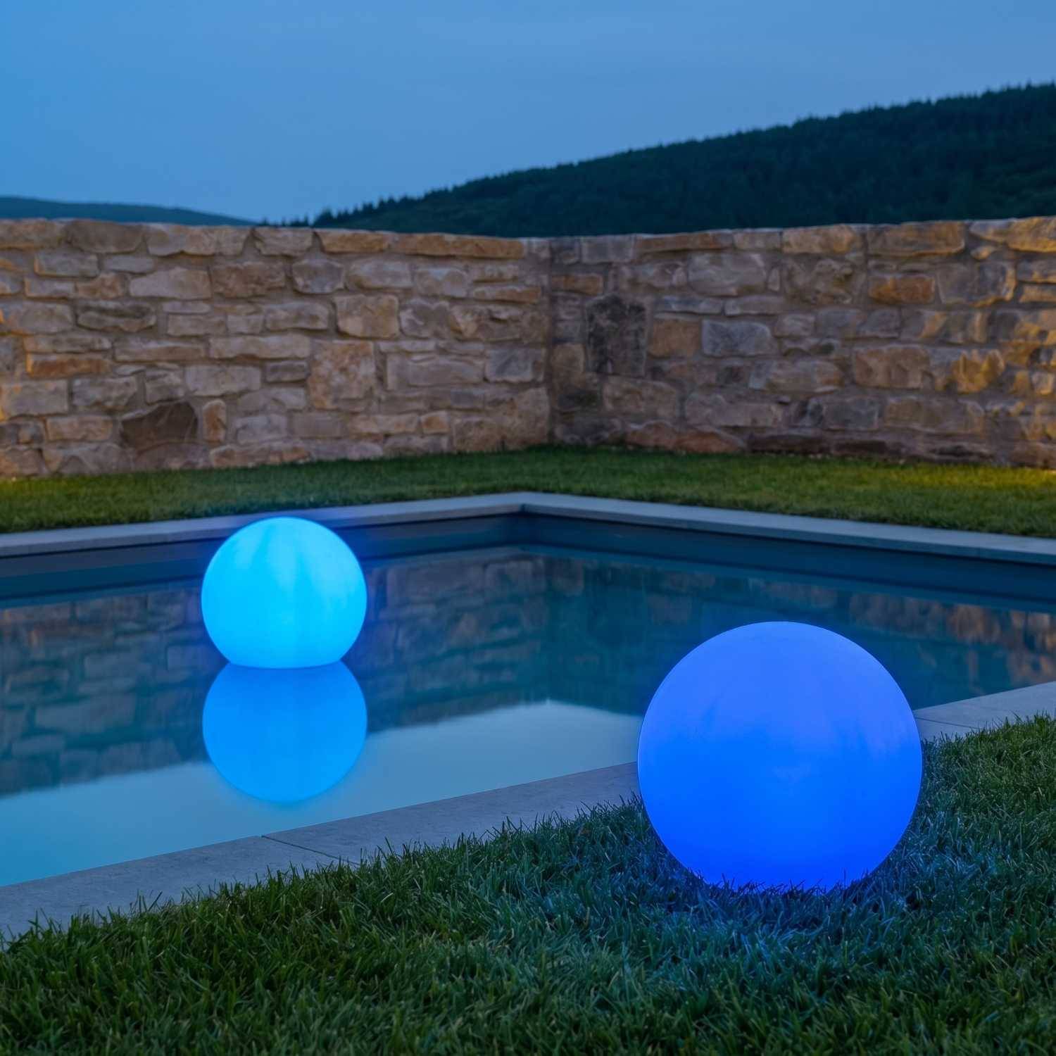 Lumisky - 2 Boules lumineuses solaires SOLSTY D30cm - Image 3