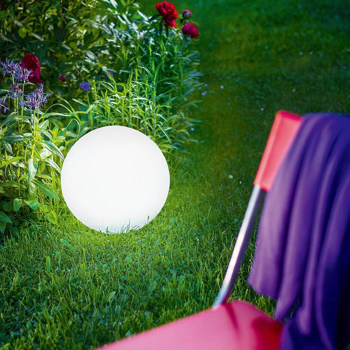 Lumisky - 2 Boules lumineuses solaires SOLSTY D30cm - Image 6