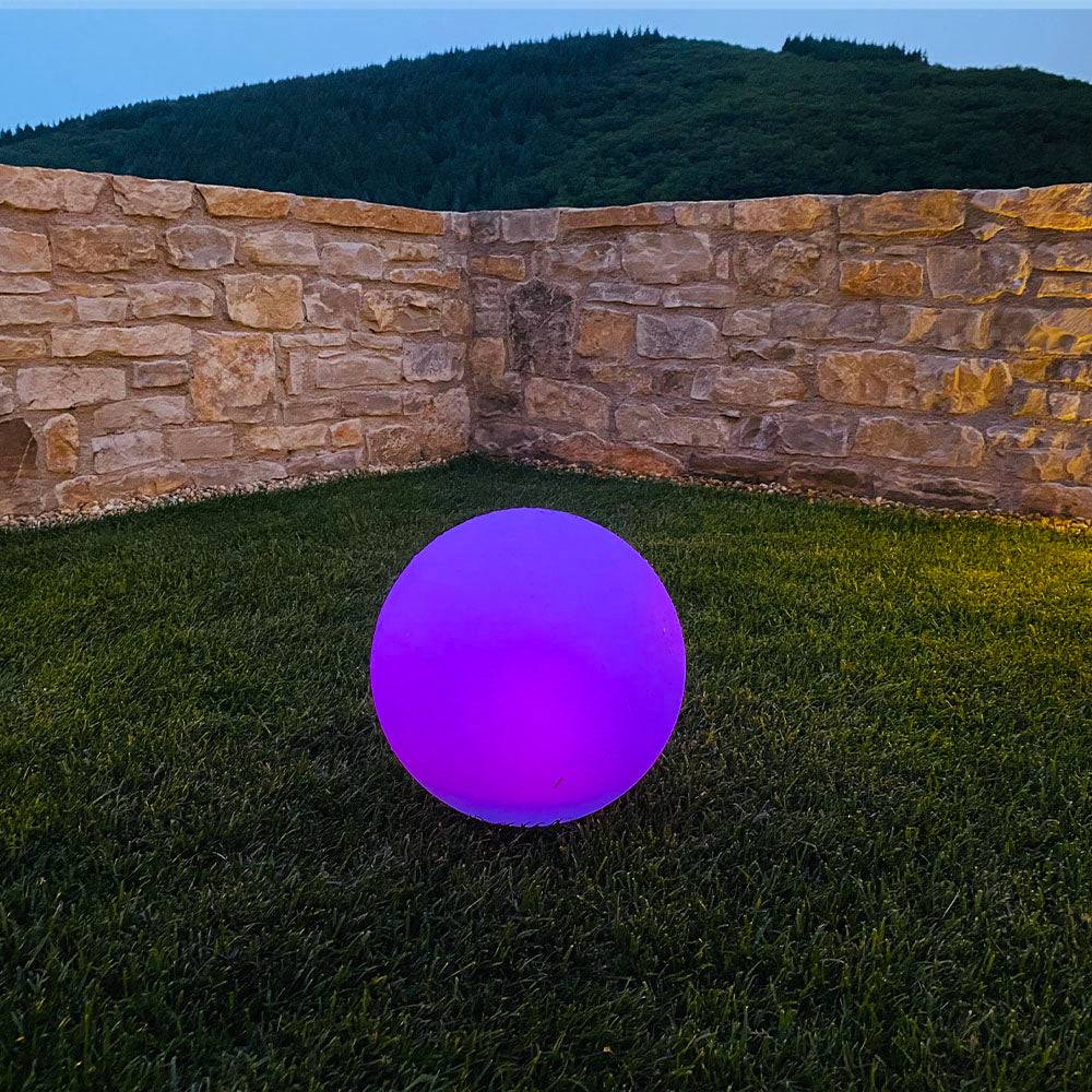 Lumisky - 2 Boules lumineuses solaires SOLSTY D30cm - Image 2