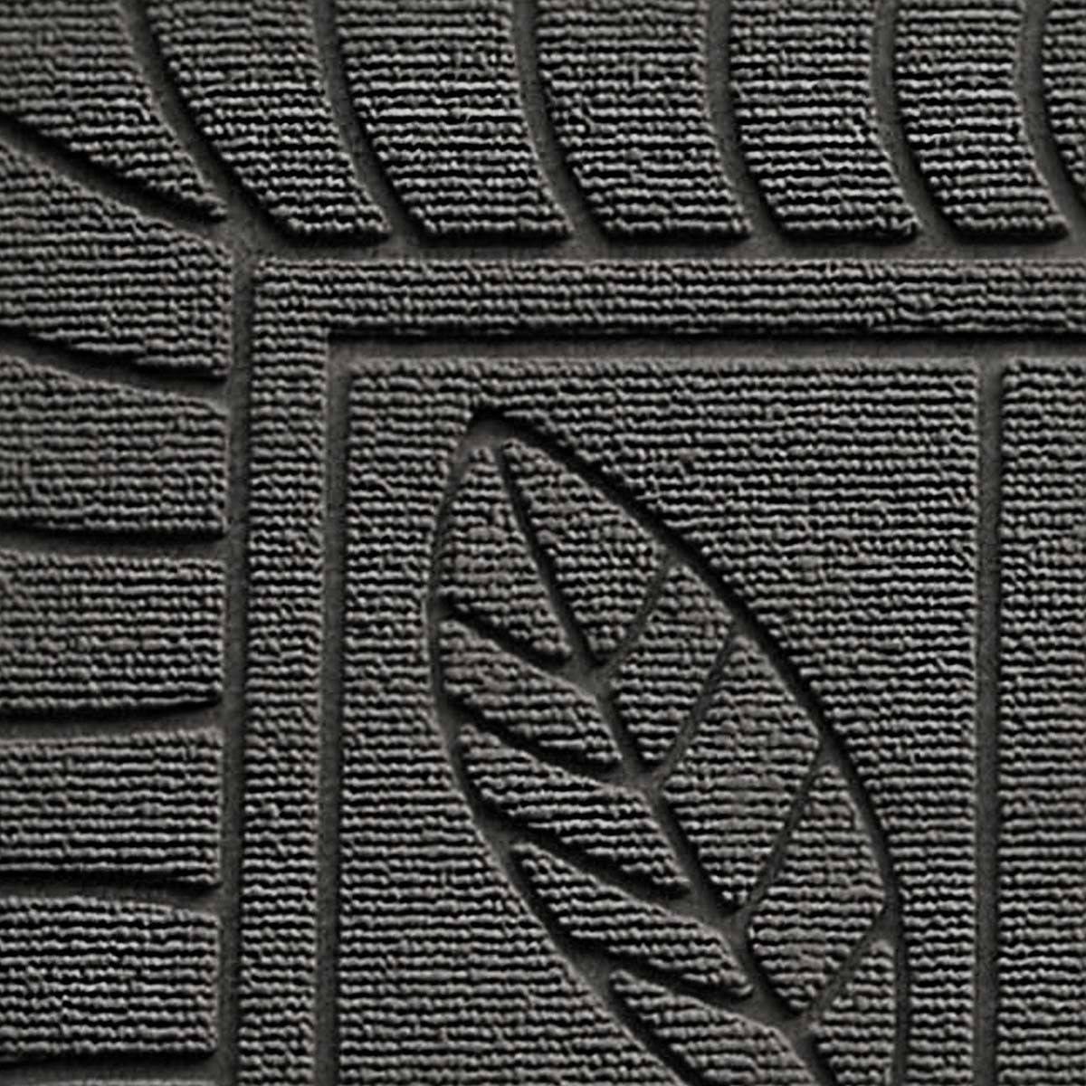 Tapis d'Entrée "Feuilles" 45x75cm Gris - Image 2