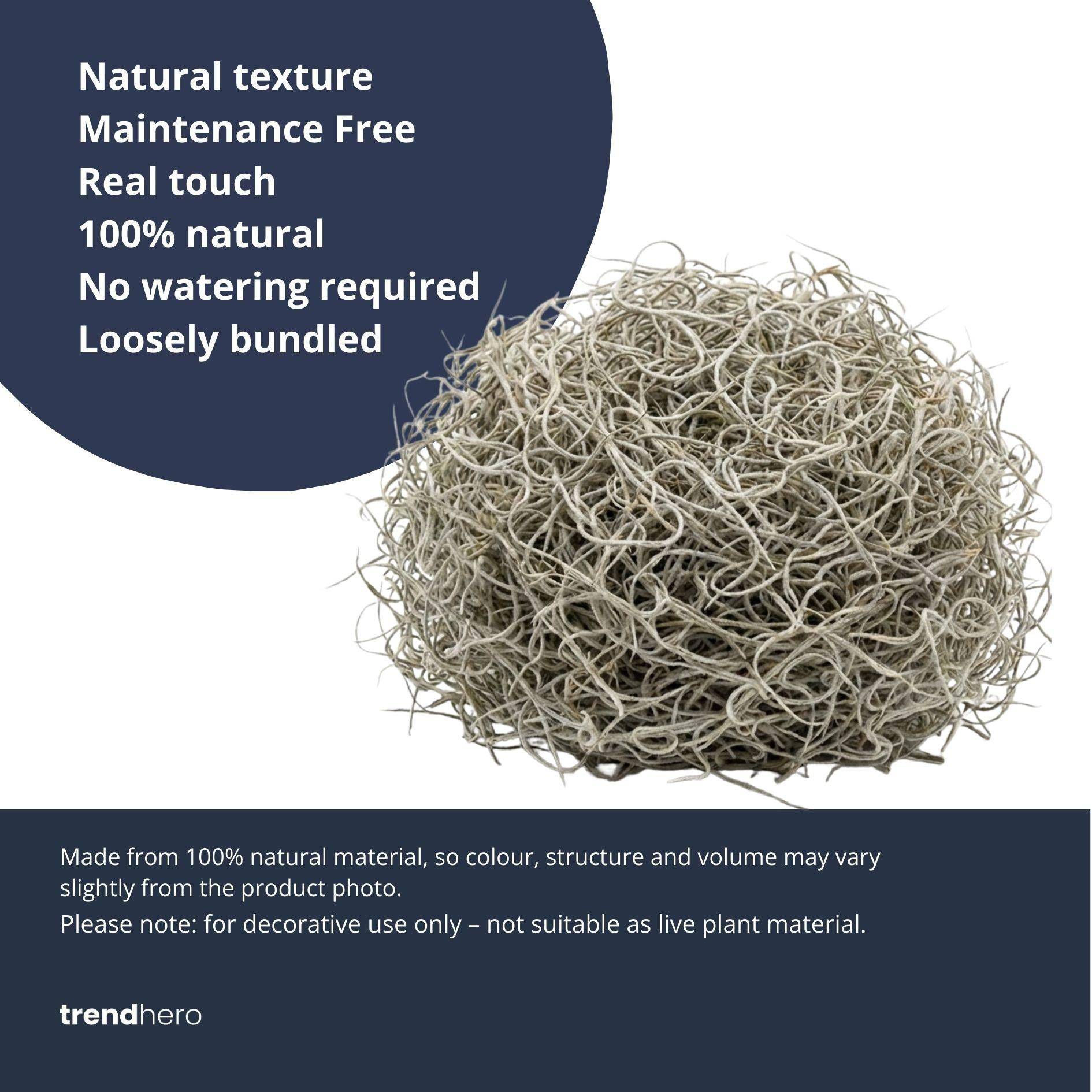 La Green Touch - Mousse de Tillandsia séchée décorative - 1 litre - Image 3