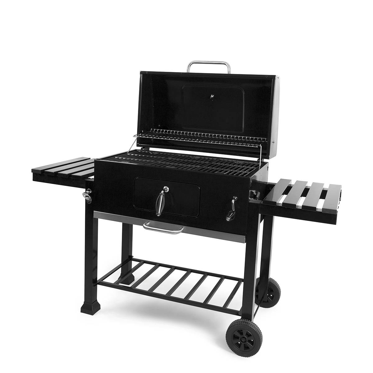 Barbecue charbon large grille 77 × 42 cm, ventilation réglable – Charcoal Chef XL – Patton - Image 6