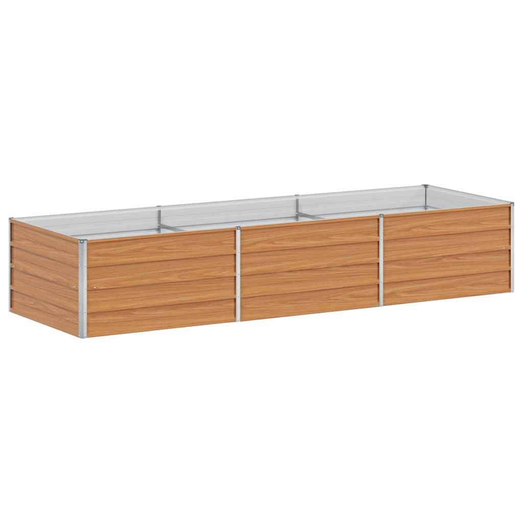 Prolenta Premium - Jardinière acier marron  240 x 80 x 45 cm  - Prolenta premium p344.3 - Image 1