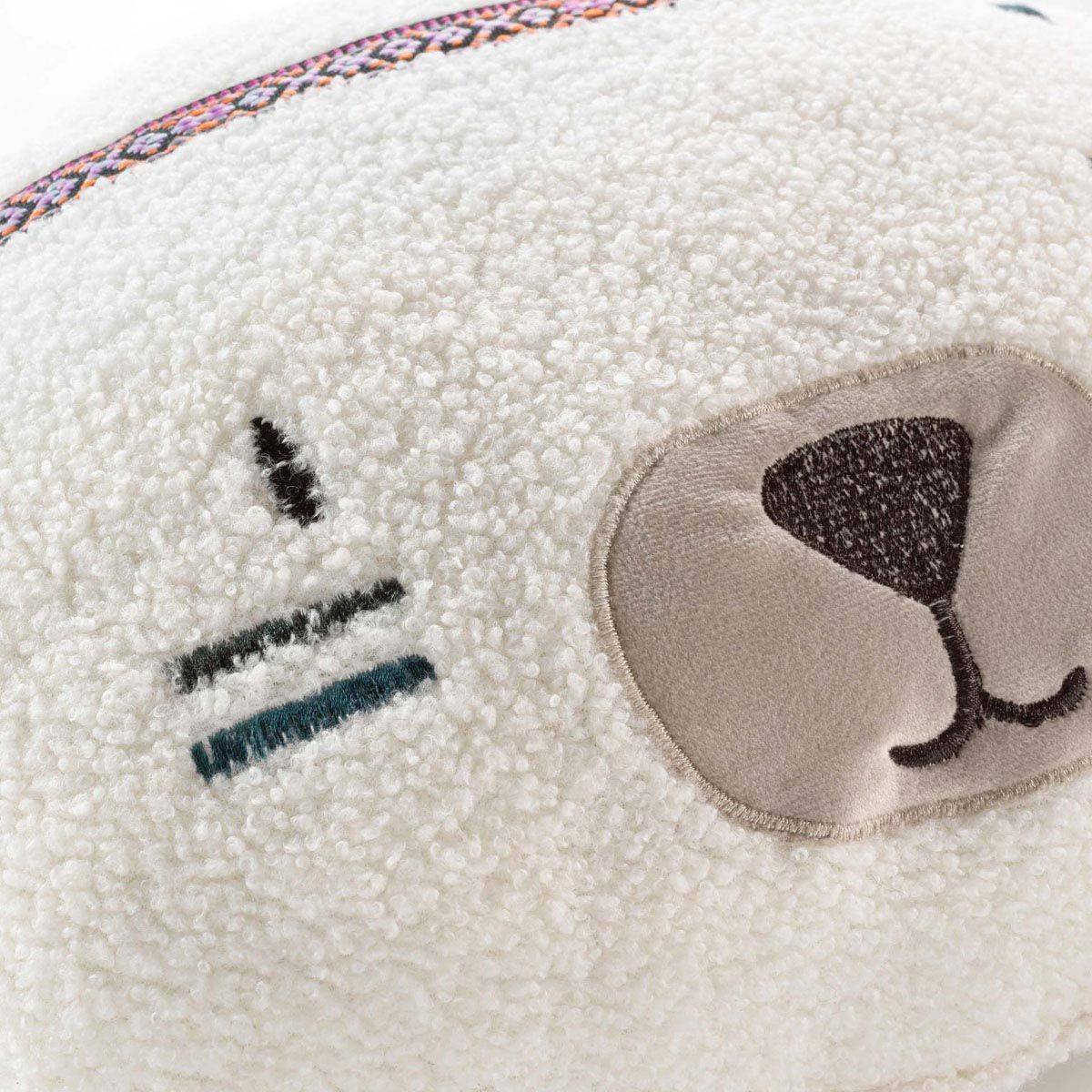 Coussin Déco Enfant "Igloo" 30x30cm Blanc - Image 2