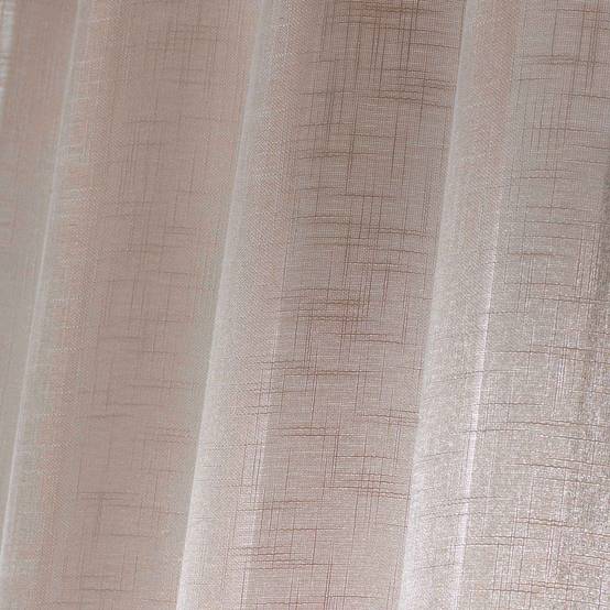 Paire de Voilages "Haltona" 60x160cm Noisette - Image 2