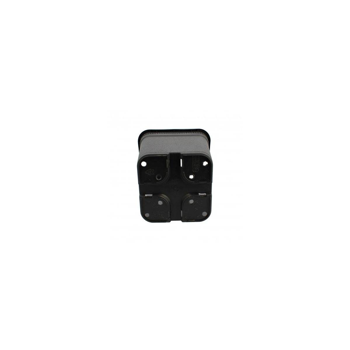 Lot de 20 POTS CARRES NOIRS 19 x 19 x 21 cm - 6 L - Image 3