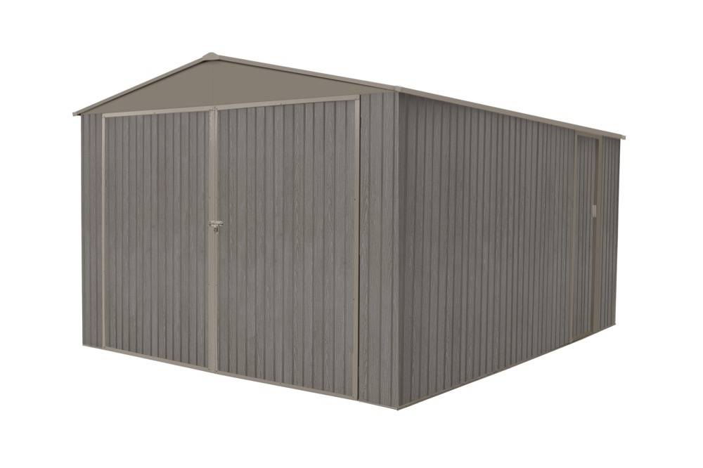 Châlet-Jardin - Garage métal - Aspect BOIS VIEILLI  - 17,47 M²- GRIS Chalet & Jardin - Image 1