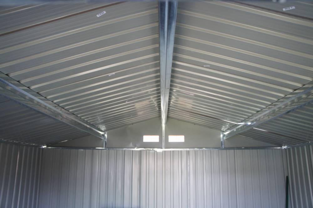 Châlet-Jardin - Garage métal - Aspect BOIS VIEILLI  - 17,47 M²- GRIS Chalet & Jardin - Image 6