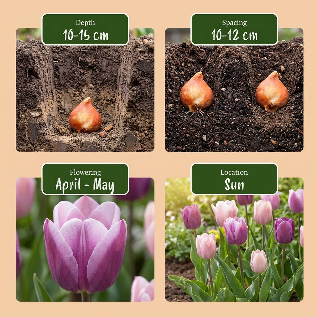 La Green Touch - Tulipe Macron en mélange - 12 bulbes - calibre 11/12 - Image 4