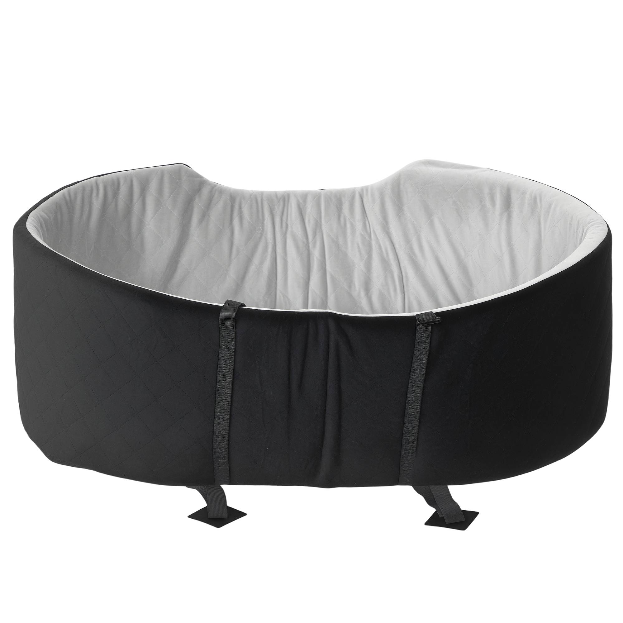 Siège auto pour chien avec ceinture de sécurité et fixation siège de voiture pour chien rembourré 77 x 43 x 28 cm noir - Image 10