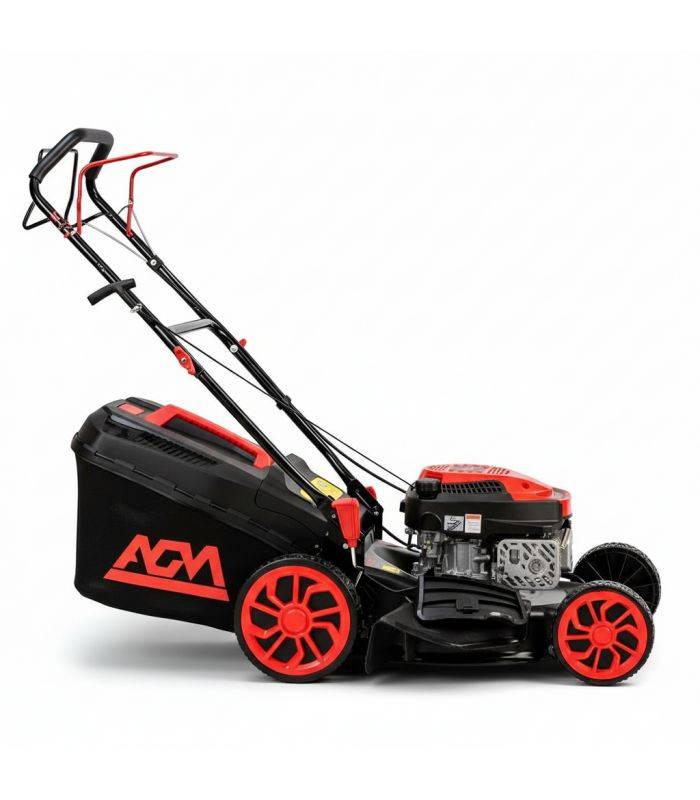 Tondeuse à essence autotractée, Moteur 144,3 cm³, Coupe mulching 46 cm, sac de collecte - VILLAGER AGM4624R - Image 4