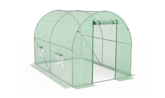 Serre tunnel de jardin - 6 M² avec bâche renforcée - TERRE JARDIN - Image 1