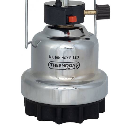 Lampe à gaz 140W Coque inox + 4 Cartouches de gaz Lanterne gaz CAMPER GAZ - Image 4
