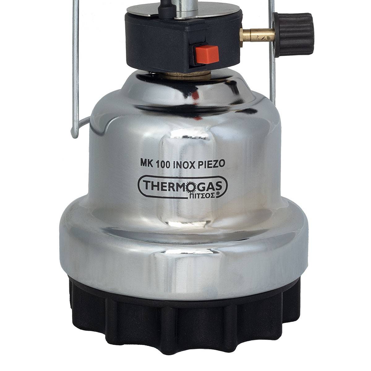 Lampe à gaz 140W Coque inox + 4 Cartouches de gaz Lanterne gaz CAMPER GAZ - Image 4