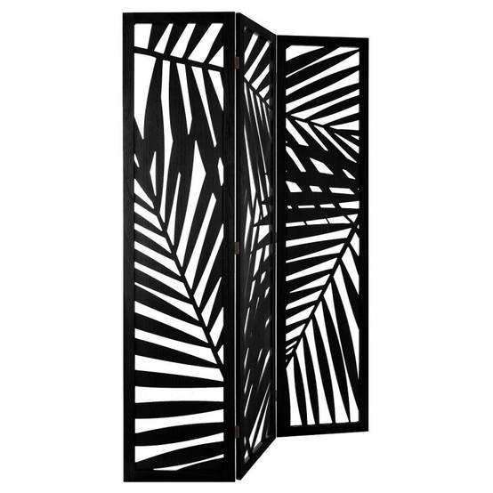 Paravent Contemporain noir Atmosphera - Image 1