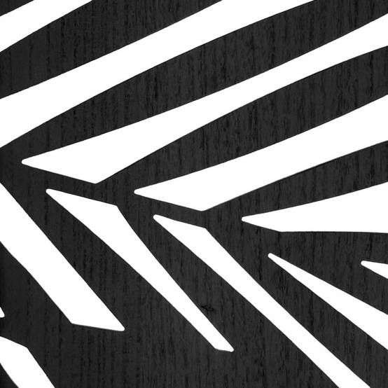 Paravent Contemporain noir Atmosphera - Image 2