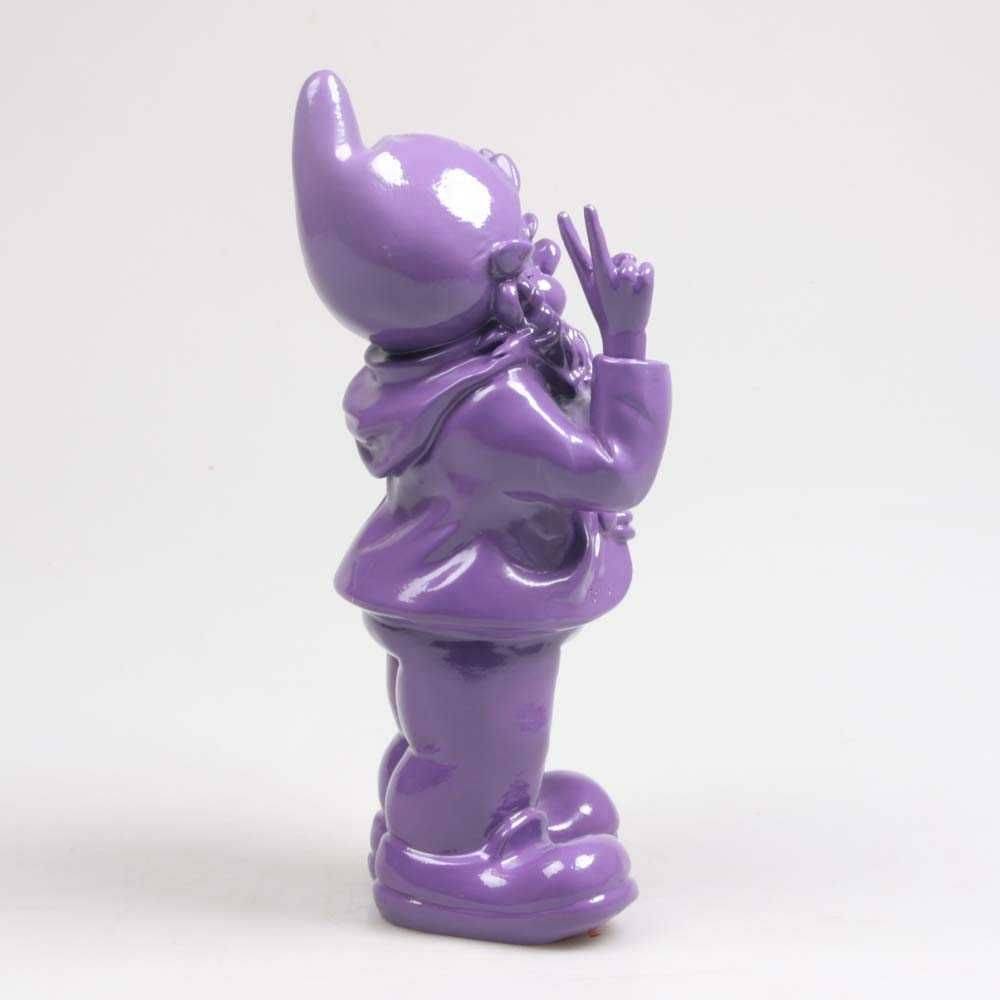 Stoobz - Nain de jardin en résine 13 x 11 x 31 cm Peace Stoobz - Image 4