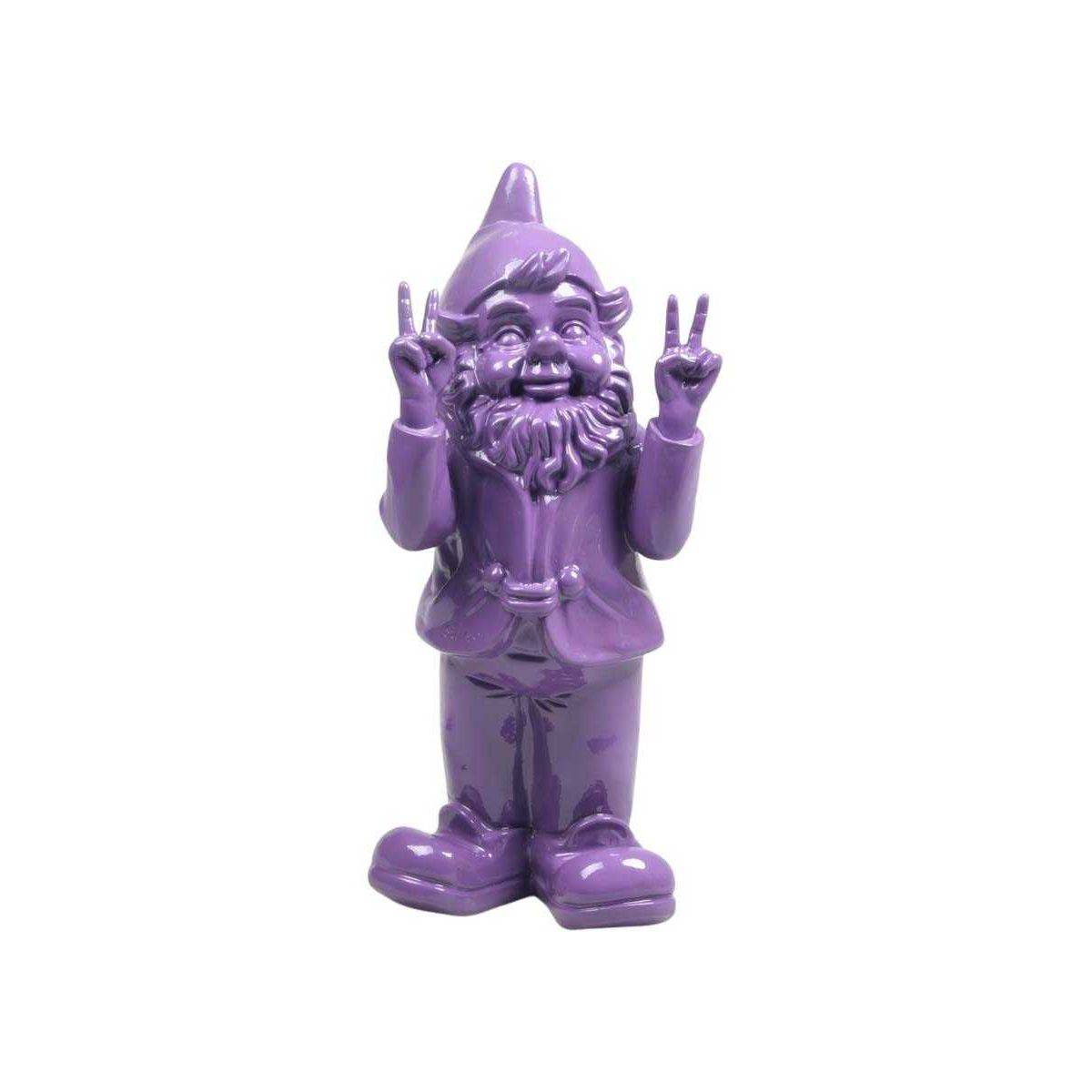 Stoobz - Nain de jardin en résine 13 x 11 x 31 cm Peace Stoobz - Image 1